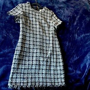 KATE SPADE ♠️ Tweed Check Shift Dress